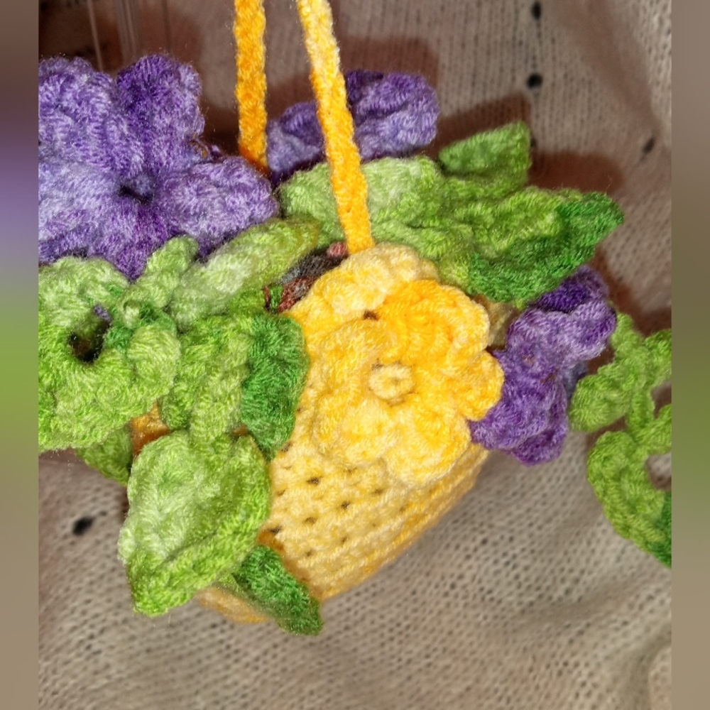 Mini Purse Crochet Flower Decor (scented)